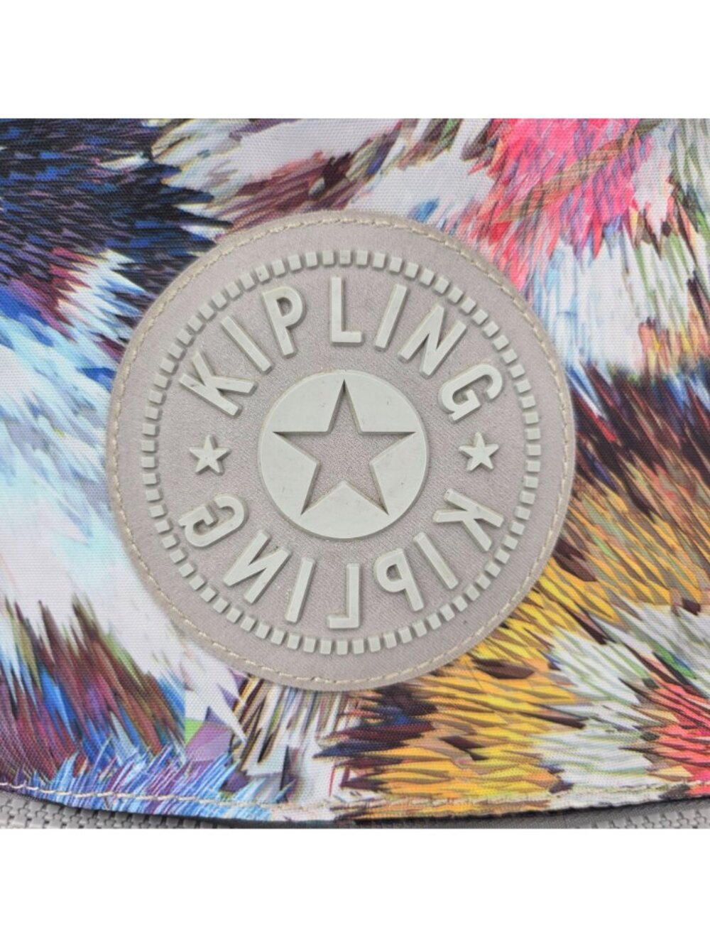 Kipling Joetsu Backpack Multicolor Abstract Pattern Multi Pocket - Picture 10 of 11
